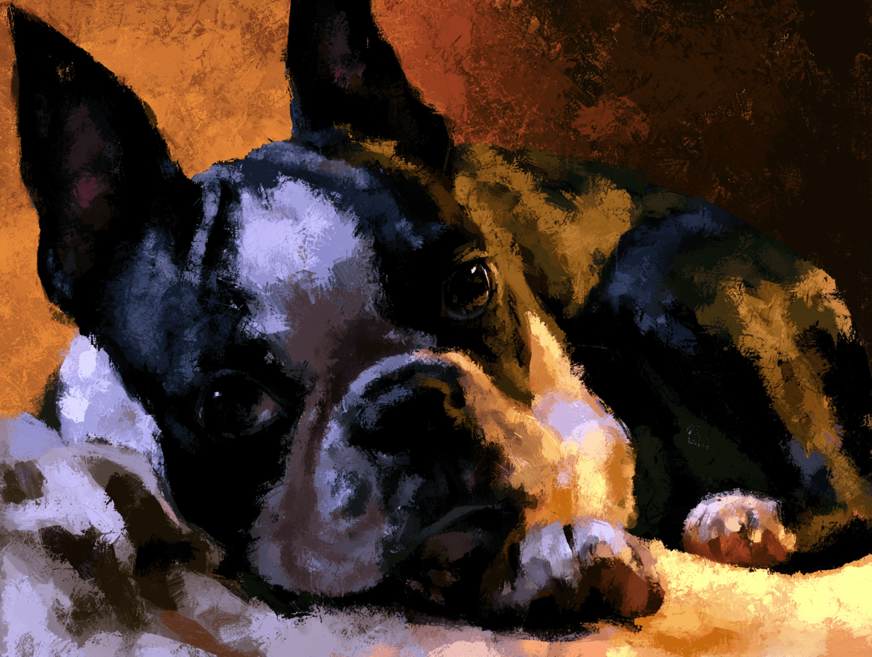 Boston on the Bed