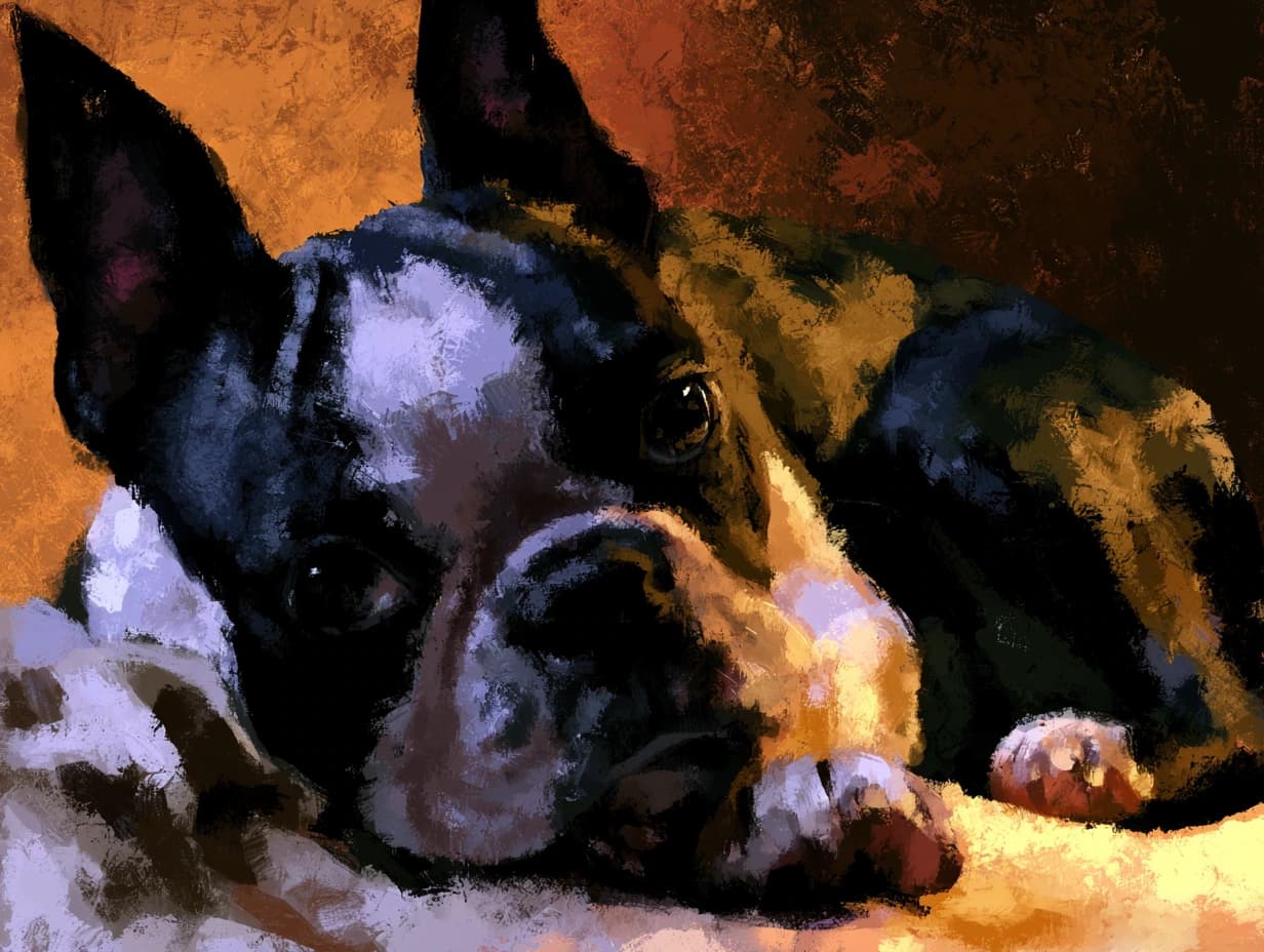 Boston on the Bed