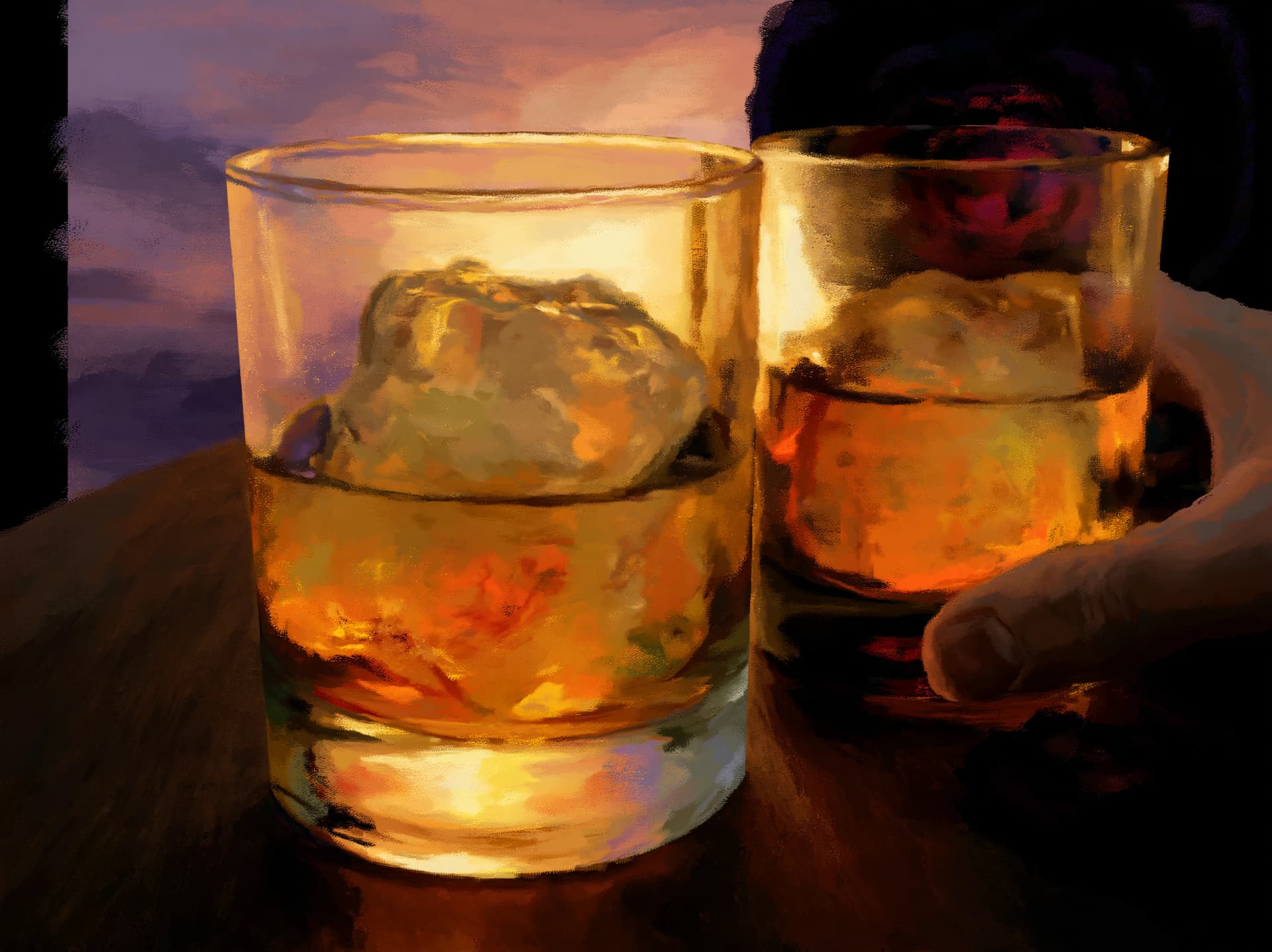 Whiskey Glass Study